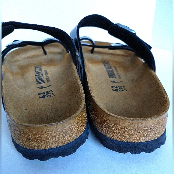 New w/o Box Birkenstock Mayari Patent Criss-Cross Strap Sandals EU 42 (11/11.5) - Picture 12 of 16